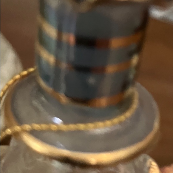 Egyptian hand blown perfume bottle. Exquisite design . - Picture 10 of 13